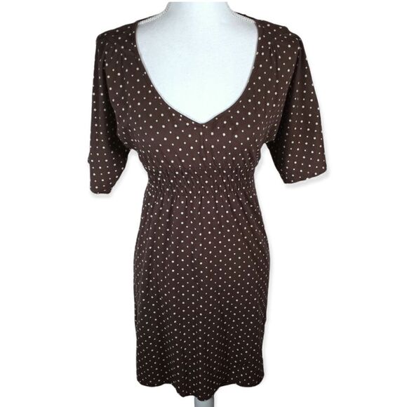 O'NEILL BROWN & CREAM DRESS SZ.M EUC - Picture 1 of 8